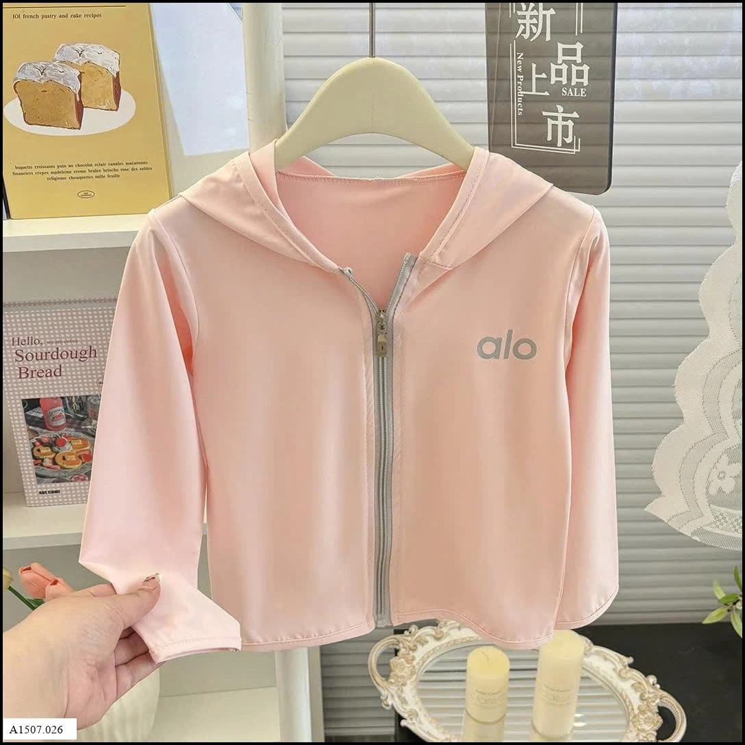     ÁO CHỐNG NẮNG CHỮ ALO CHO BÉ  Sỉ giá Sz 80-110: 49k Sz 120-150: 58k