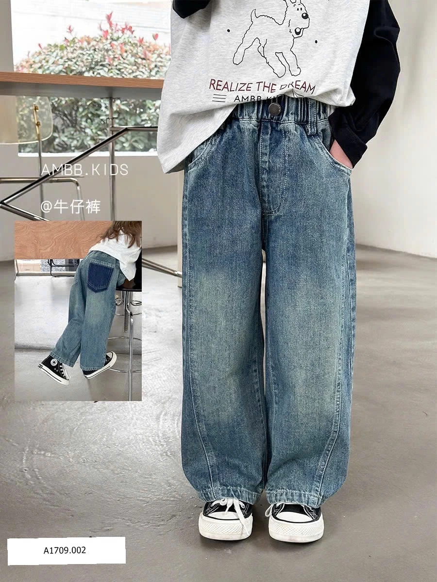 QUẦN JEAN BÉ GÁI AMBB   Giá sỉ 175k, sz 160: 190k