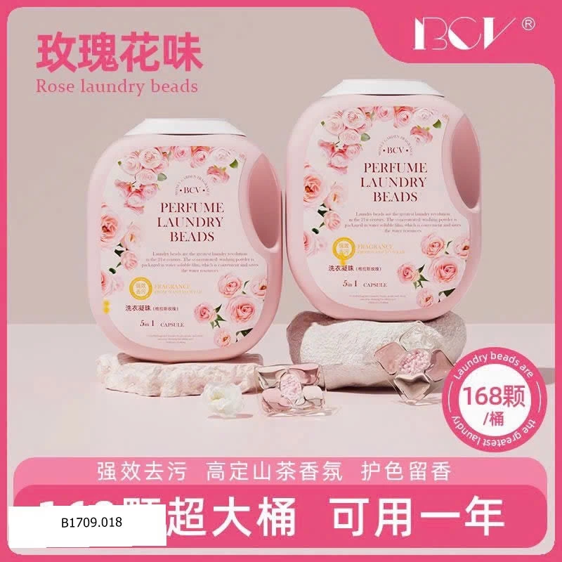 VIÊN GIẶT NƯỚC HOA HƯƠNG HOA HỒNG   Giá sỉ 125k