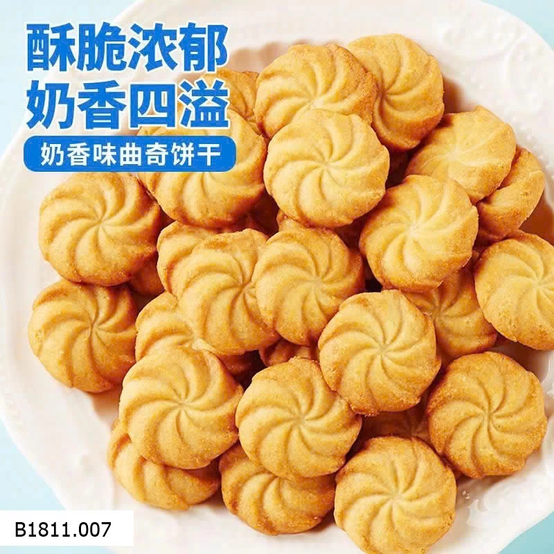 BÁNH QUY SỮA BƠ GIÒN HỘP 1KG Giá sỉ 90k