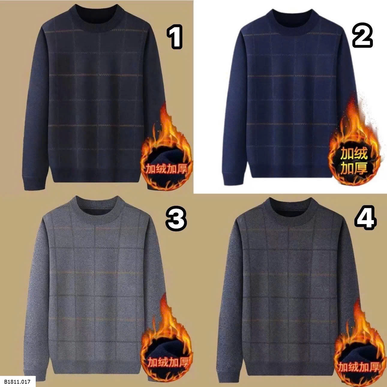 ÁO LEN NAM TRUNG NIÊN  Giá sỉ 135k