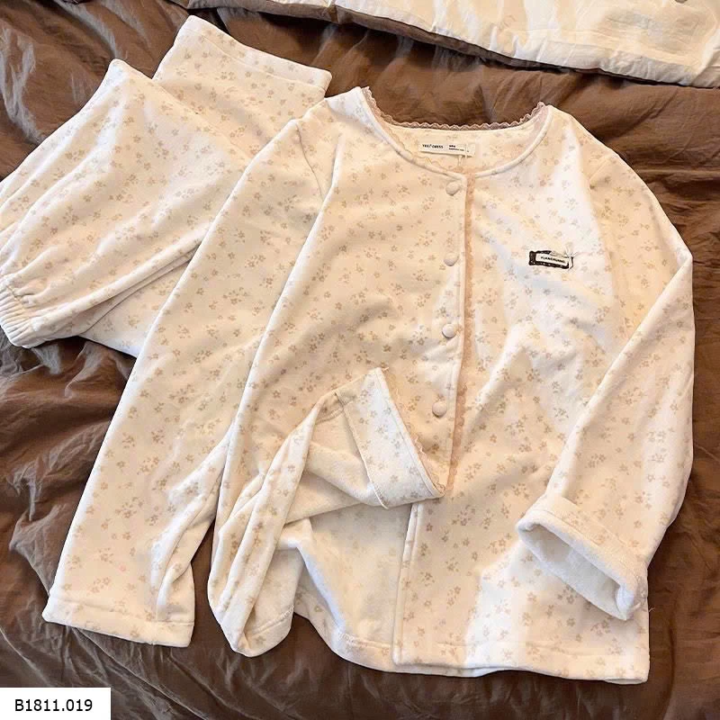 BỘ MẶC NHÀ DÀI TAY  Giá sỉ 170k