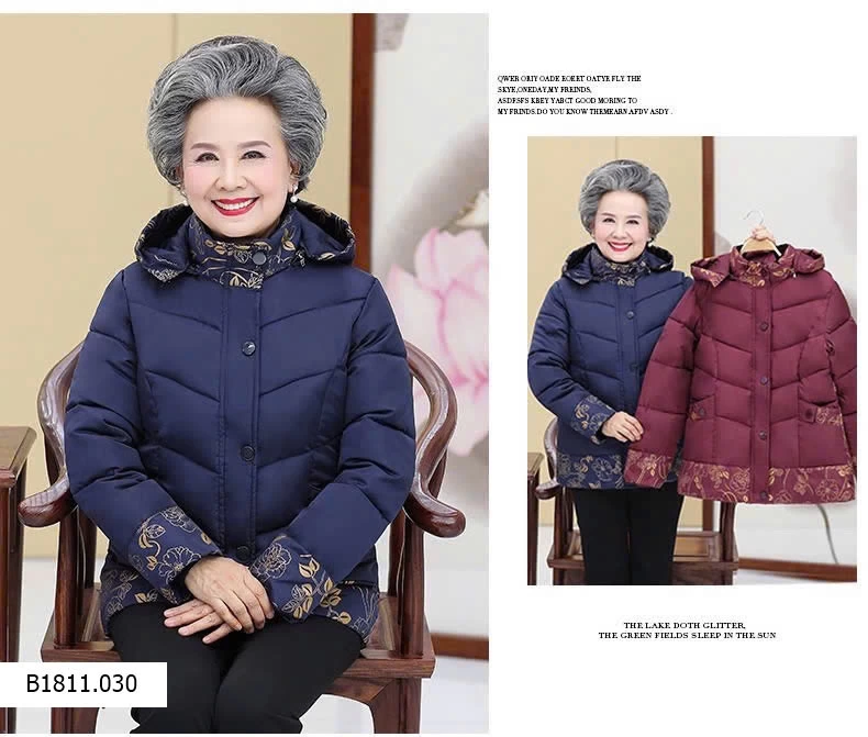 ÁO KHOÁC PHAO TRUNG NIÊN CHO BÀ CHO MẸ  Giá sỉ 245k