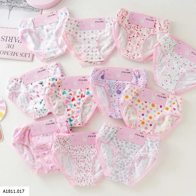 SET 12 QUẦN CHIP BÉ GÁI  Giá sỉ 110k