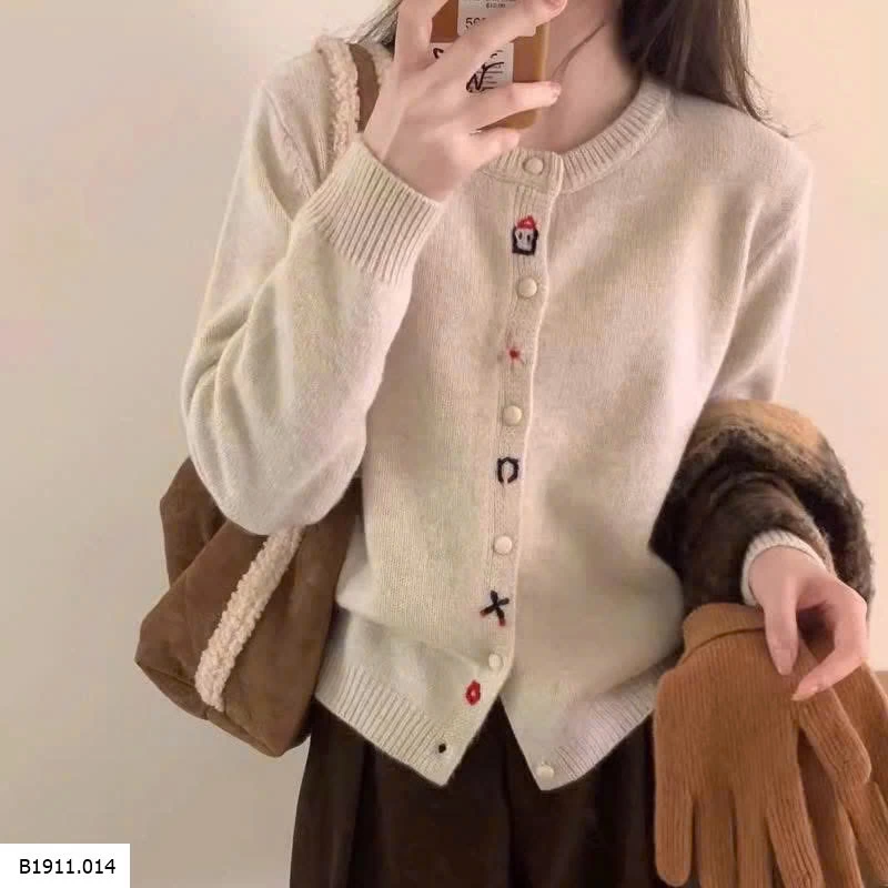 ÁO LEN CÚC THÊU  Giá sỉ 135k