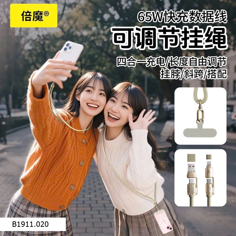 Dây đeo thời trang  kiêm luôn Cáp sạc  Giá sỉ 65k/c sỉ từ 2 chiếc 