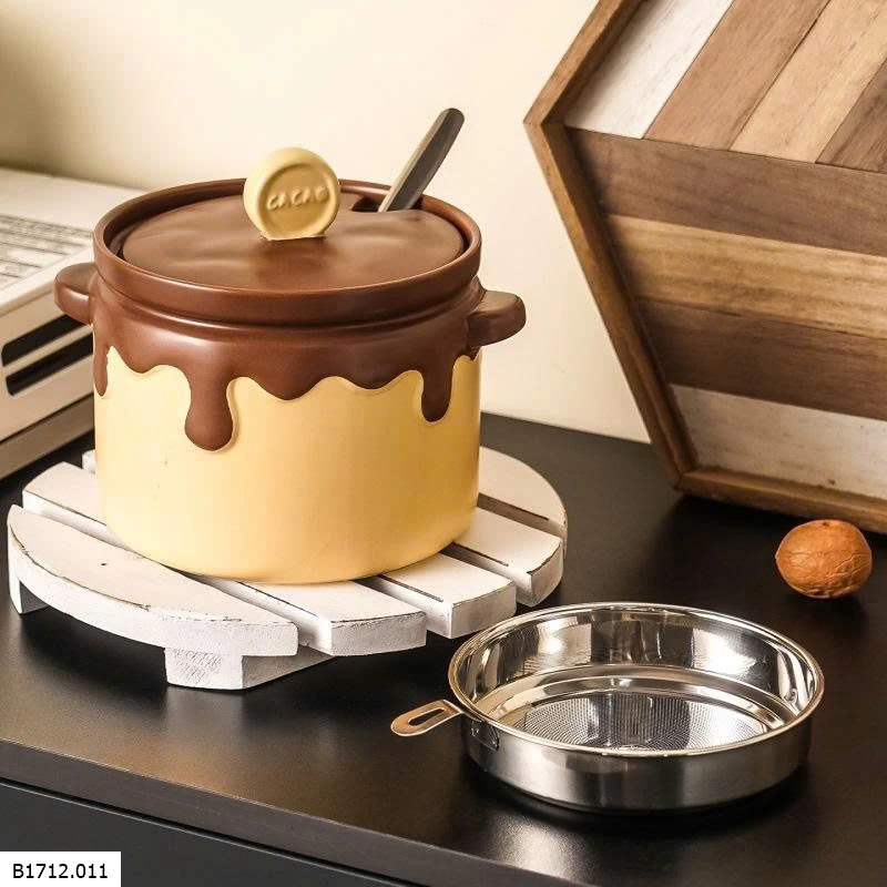 HŨ ĐỰNG MỠ HÌNH SOCOLA Giá sỉ bé: #200k lớn: #285k