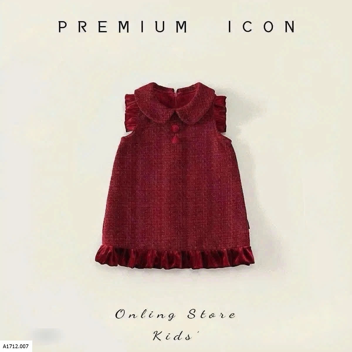 VÁY ĐỎ CHO BÉ Giá sỉ 170k