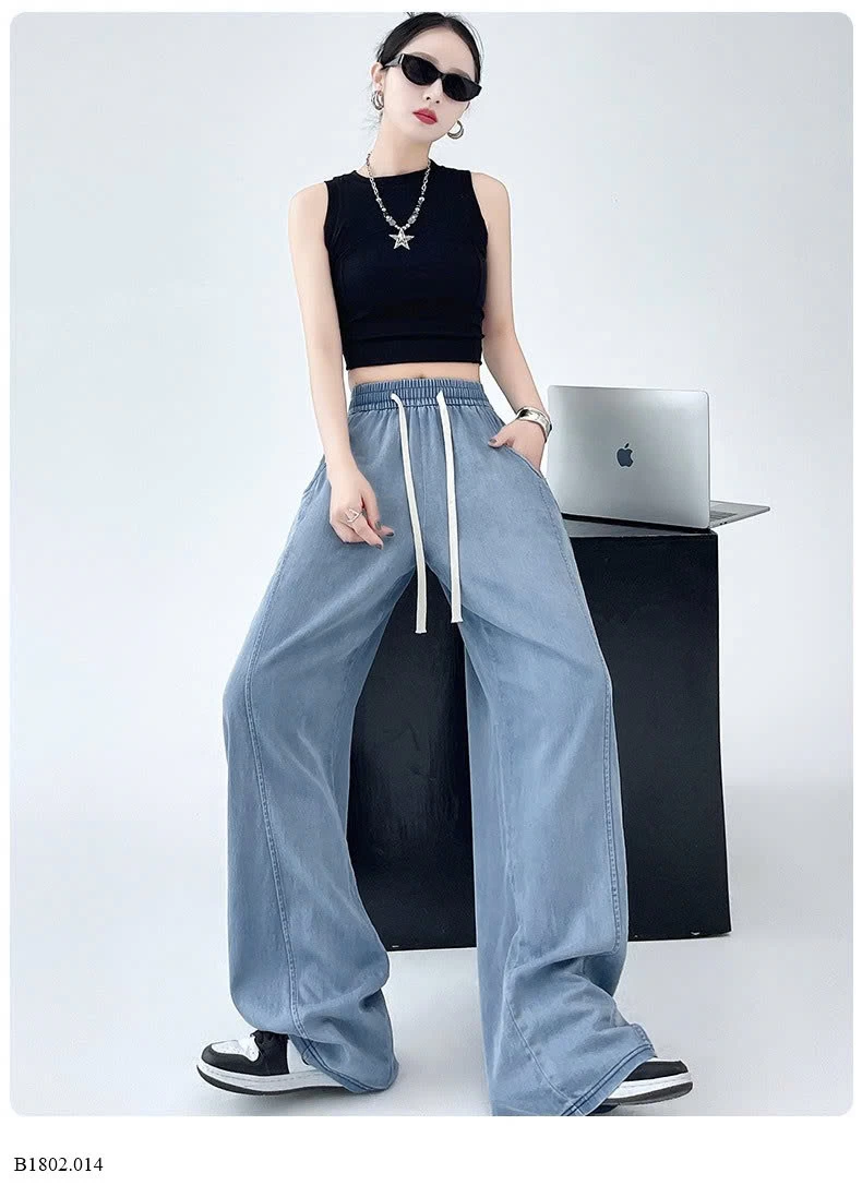 QUẦN TENCEL ỐNG SUÔNG Sỉ 165k