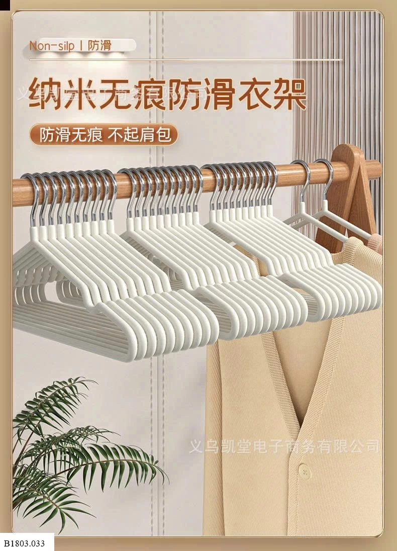 SET 20 MÓC ÁO  Sỉ 64k/ 1 sét 20 móc cùng màu