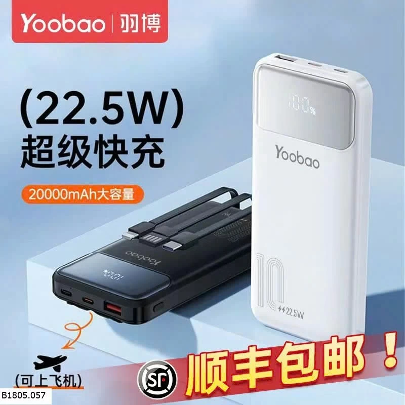 SẠC DỰ PHÒNG YOOBAO Sỉ 290K
