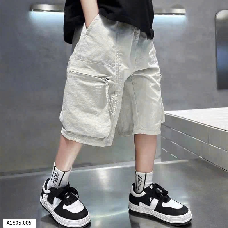 QUẦN SHORT TÚI HỘP BÉ TRAI  Sỉ 105k 