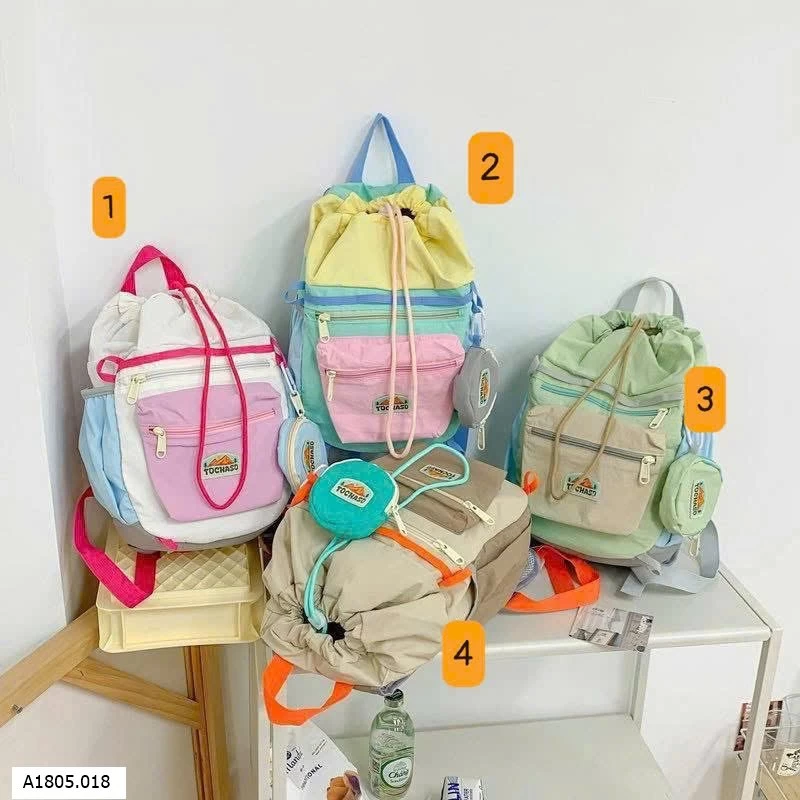 MŨ + BALO CHO BÉ  Sỉ ba lô 140k , mũ 90k 