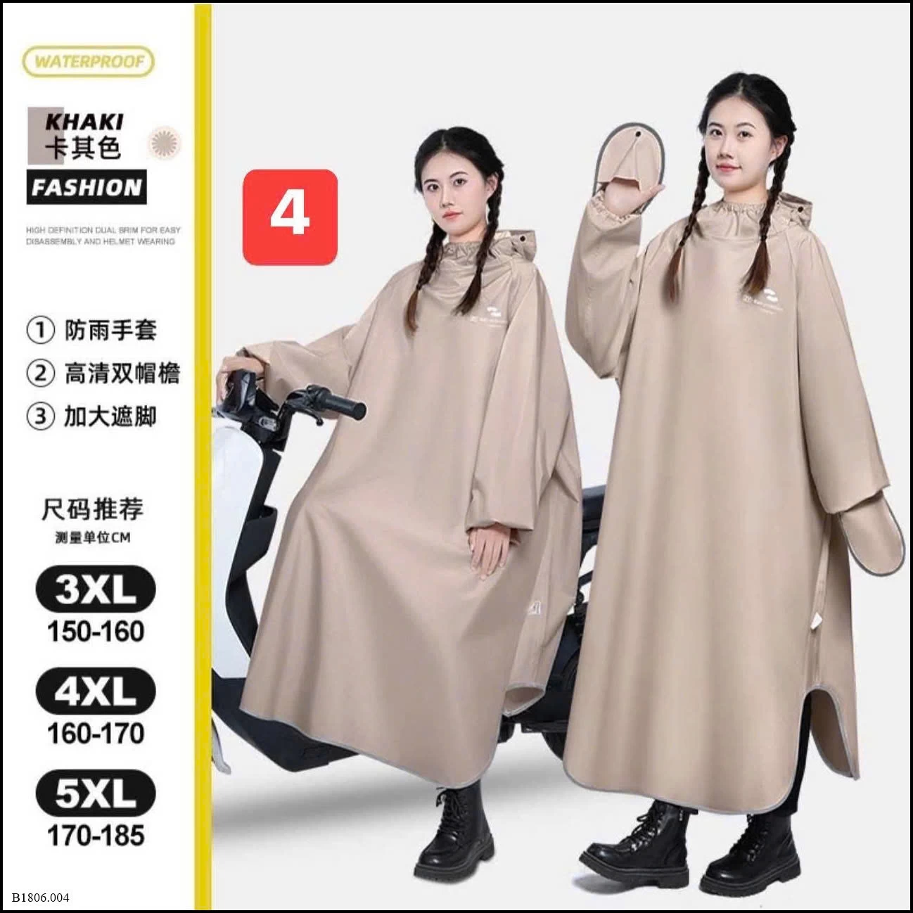 ÁO MƯA NAM NỮ QCCC Sỉ Sz 3Xl #125k Sz 4Xl #135k Sz 5Xl #150k 