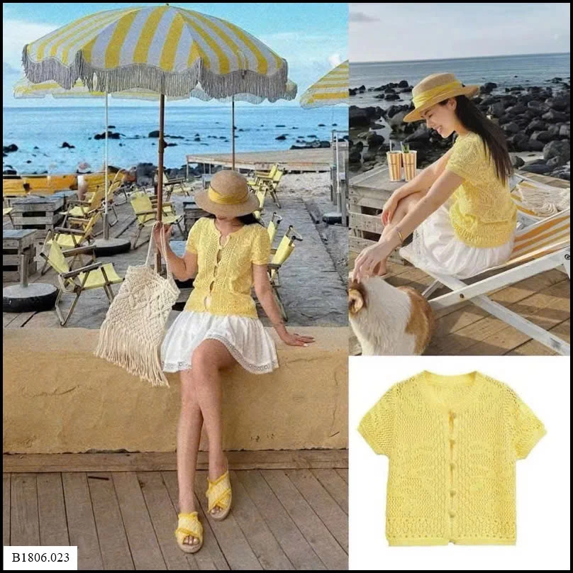 ÁO CARDIGAN REN LƯỚI KASLEAD Sỉ  giá 199k