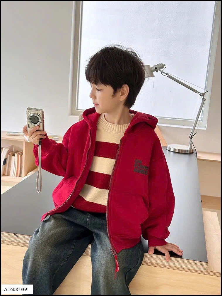 ÁO KHOÁC NỈ BT AMBBKIDS Giá sỉ sz 100-150: 225k  sz 160: 245k 