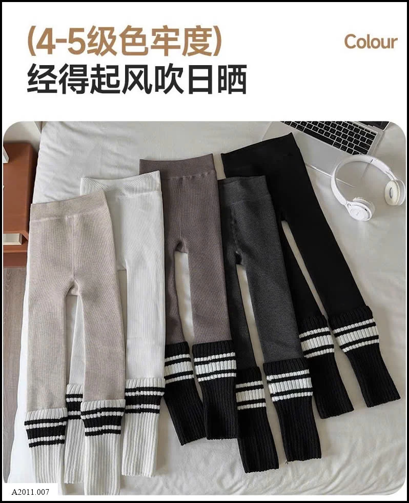 QUẦN LEGGING GIẢ TẤT KẺ  Giá sỉ 100k