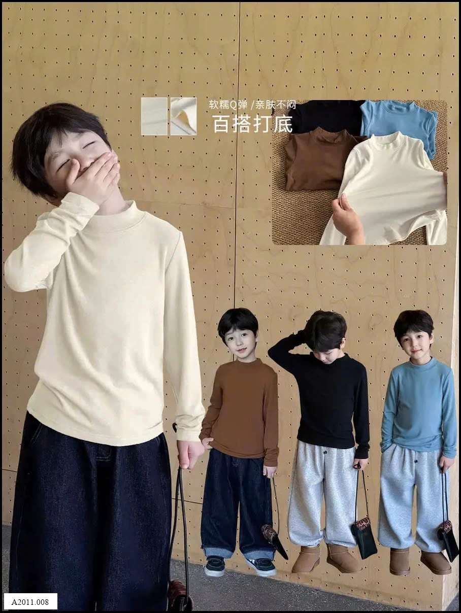 ÁO GIỮ NHIỆT CHO BT HÃNG AOAOKIDS Giá sỉ 112k