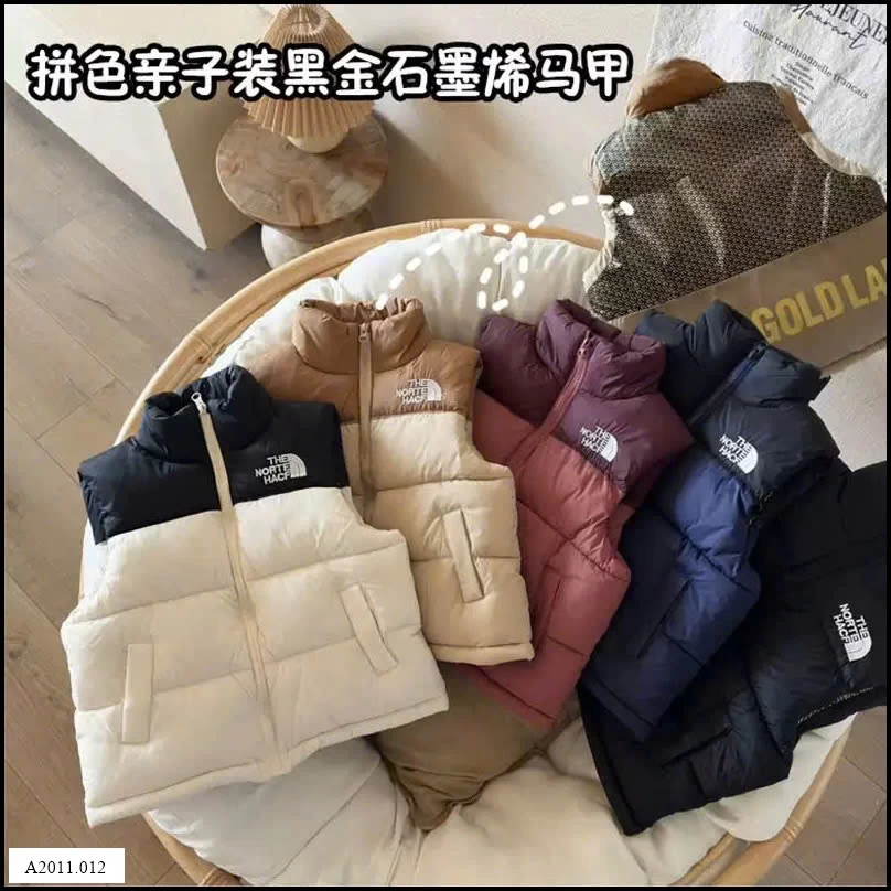  Áo gile phao phối màu siêu ấm  Giá sỉ 135k