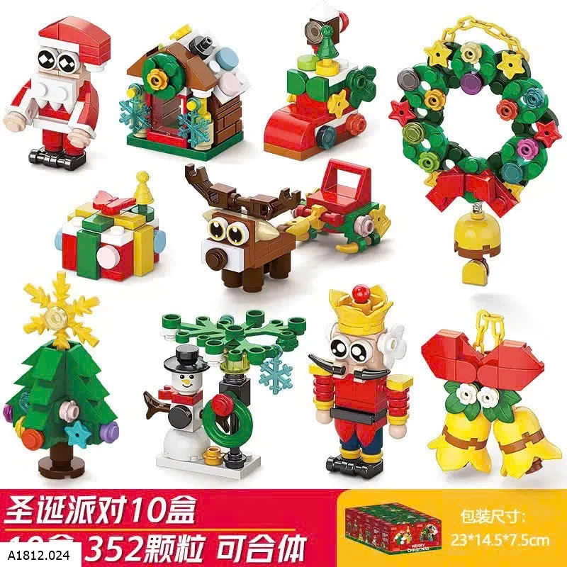 SET 10 BOX LEGO GIÁNG SINH Giá sỉ 70k