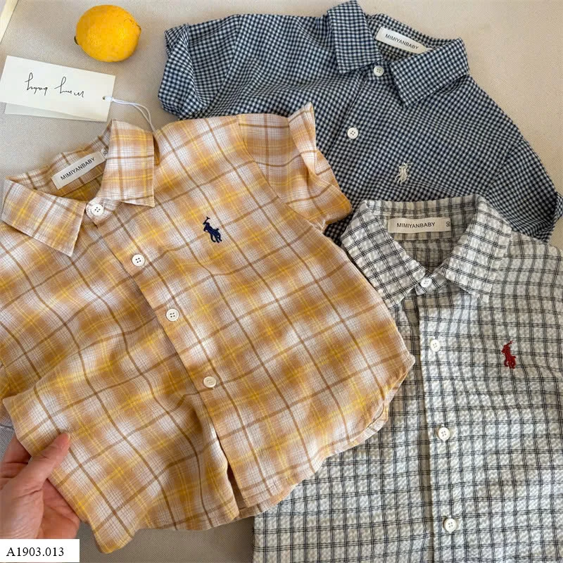 Set sơ mi kẻ MMY    Sỉ 193k