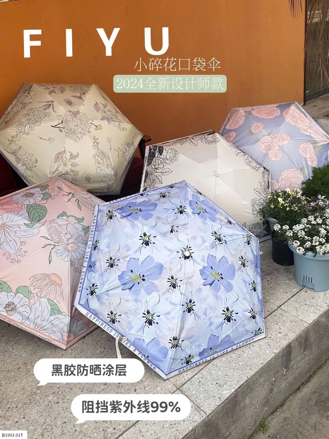 Ô DÙ BỎ TÚI FIYU CHE NẮNG, MƯA    Sỉ  108k/1 chiếc