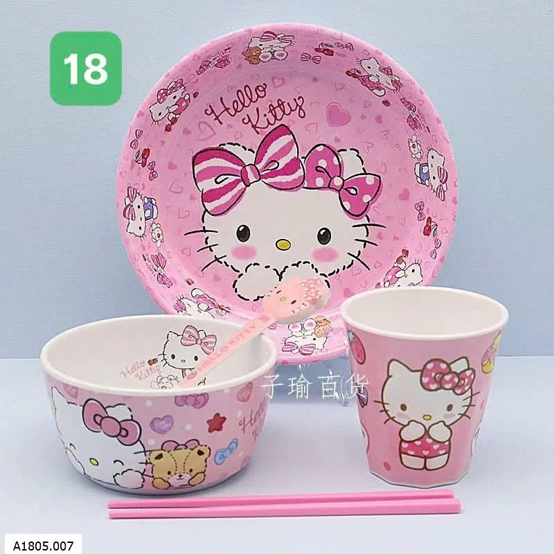 BỘ KHAY ĂN 5 CHI TIẾT HOẠT HÌNH Sỉ 145kkk