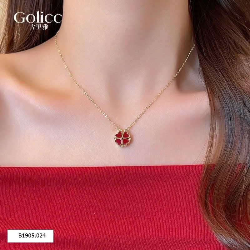 Vòng cổ dây chuyền 4 lá Sỉ 110k