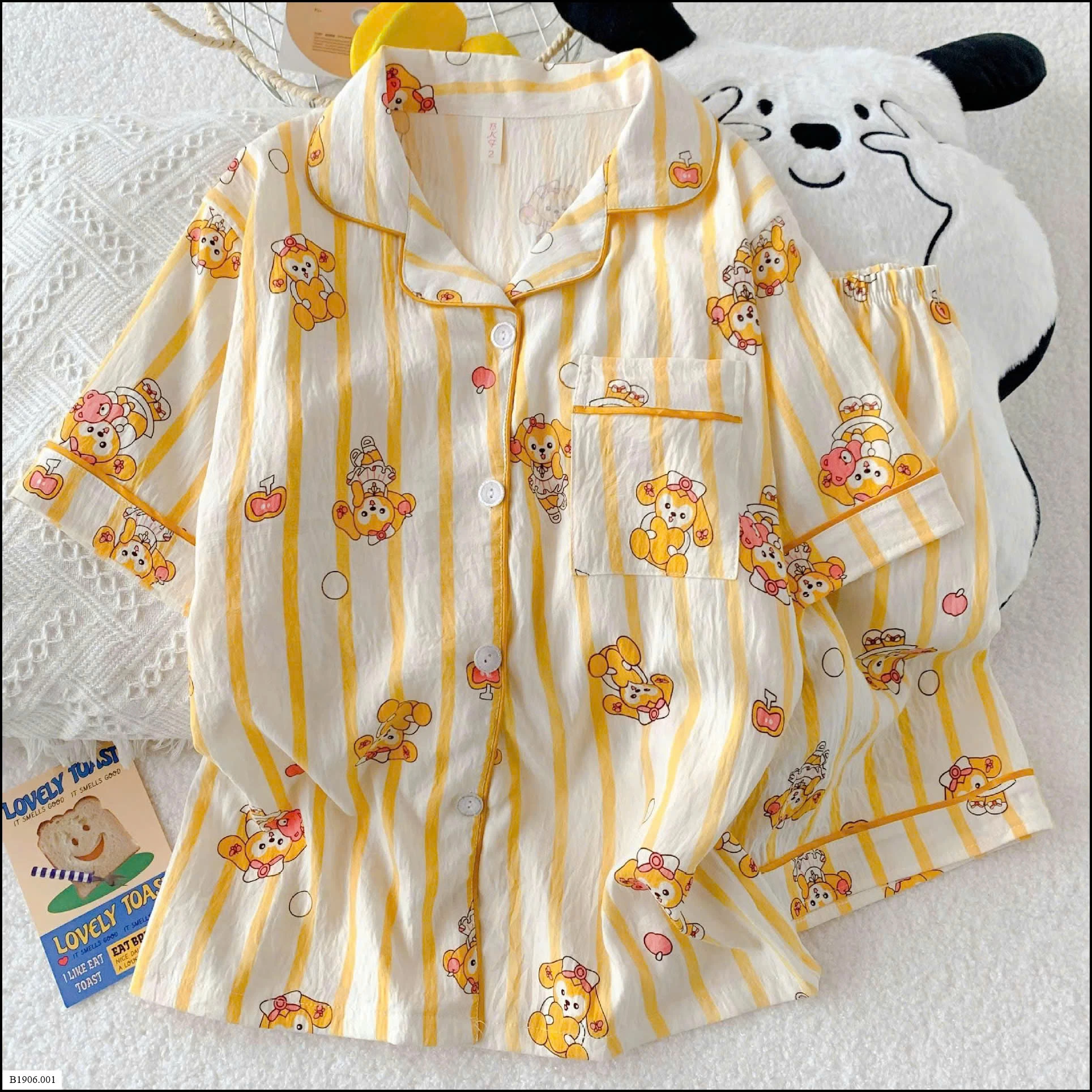 GOM PIZAMA CỘC MẶC NHÀ Sỉ 90K