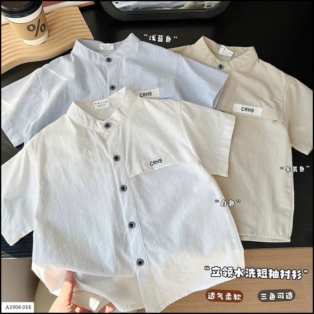 ÁO SƠ MI CỘC TAY - DÀI TAY CHO BÉ TRAI Sỉ giá mẫu : 1-3: 99k  mẫu 4-6: 116k