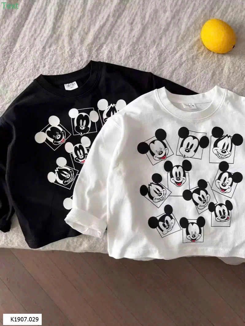  ÁO THU ĐÔNG CHUỘT MICKEY    Sỉ 115k
