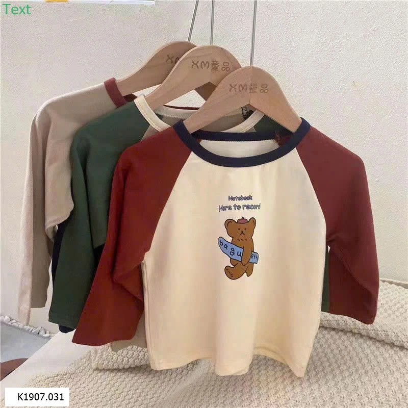 Áo thun dài tay cotton     Sỉ 69k