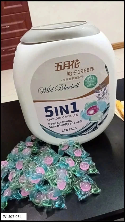 Viên giặt MAY FLOWER 5in  Sỉ giá 100k/1 hộp