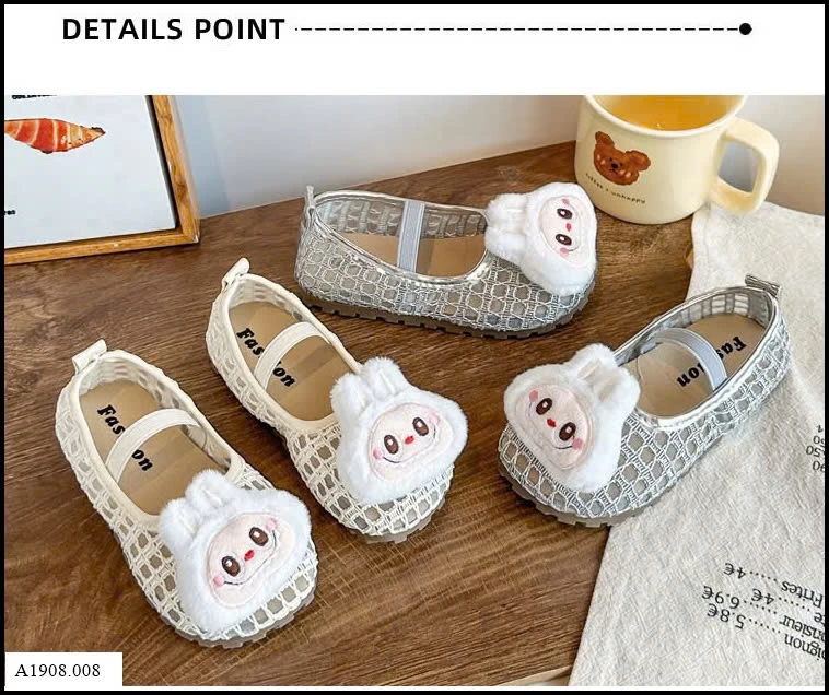 GIÀY LƯỚI LABUBU BÉ GÁI Giá sỉ sz 23-28: 125k  sz 29-34: 135k