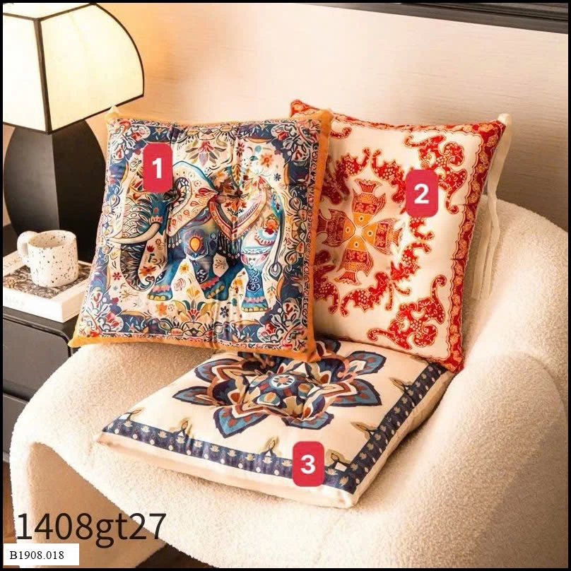 Gối tựa họa tiết Boho siêu xinh Giá sỉ 37k/1 chiếc 