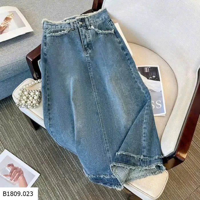 Chân váy jean cá tính   Giá sỉ 140k