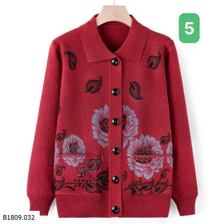ÁO LEN CARDIGAN CHO BÀ CHO MẸ   Giá sỉ 130k