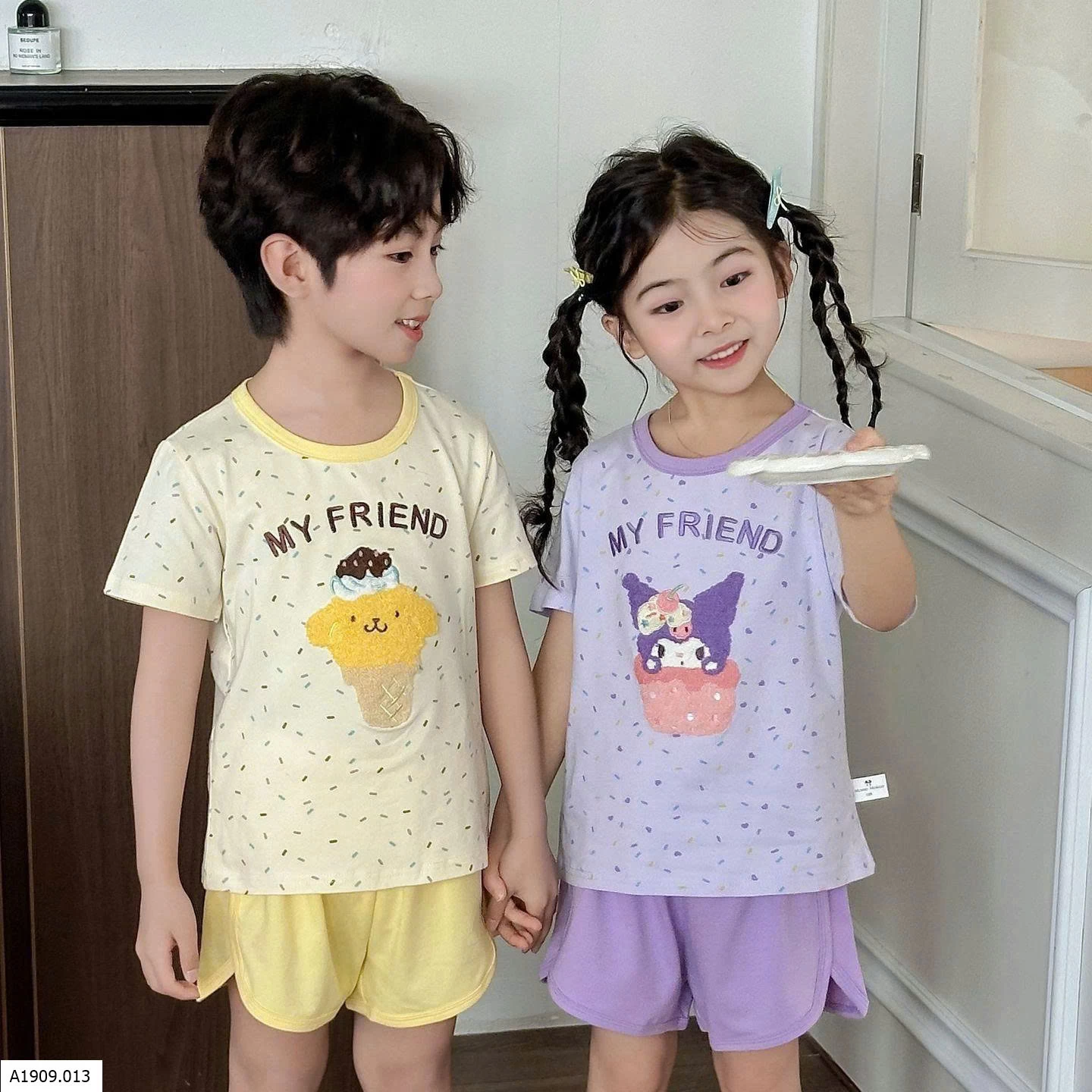 BỘ MẶC NHÀ HOẠT HÌNH CHO BÉ   Giá sỉ 99k/b