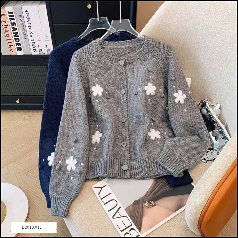 ÁO LEN HOA CHO NỮ  Giá sỉ 135k