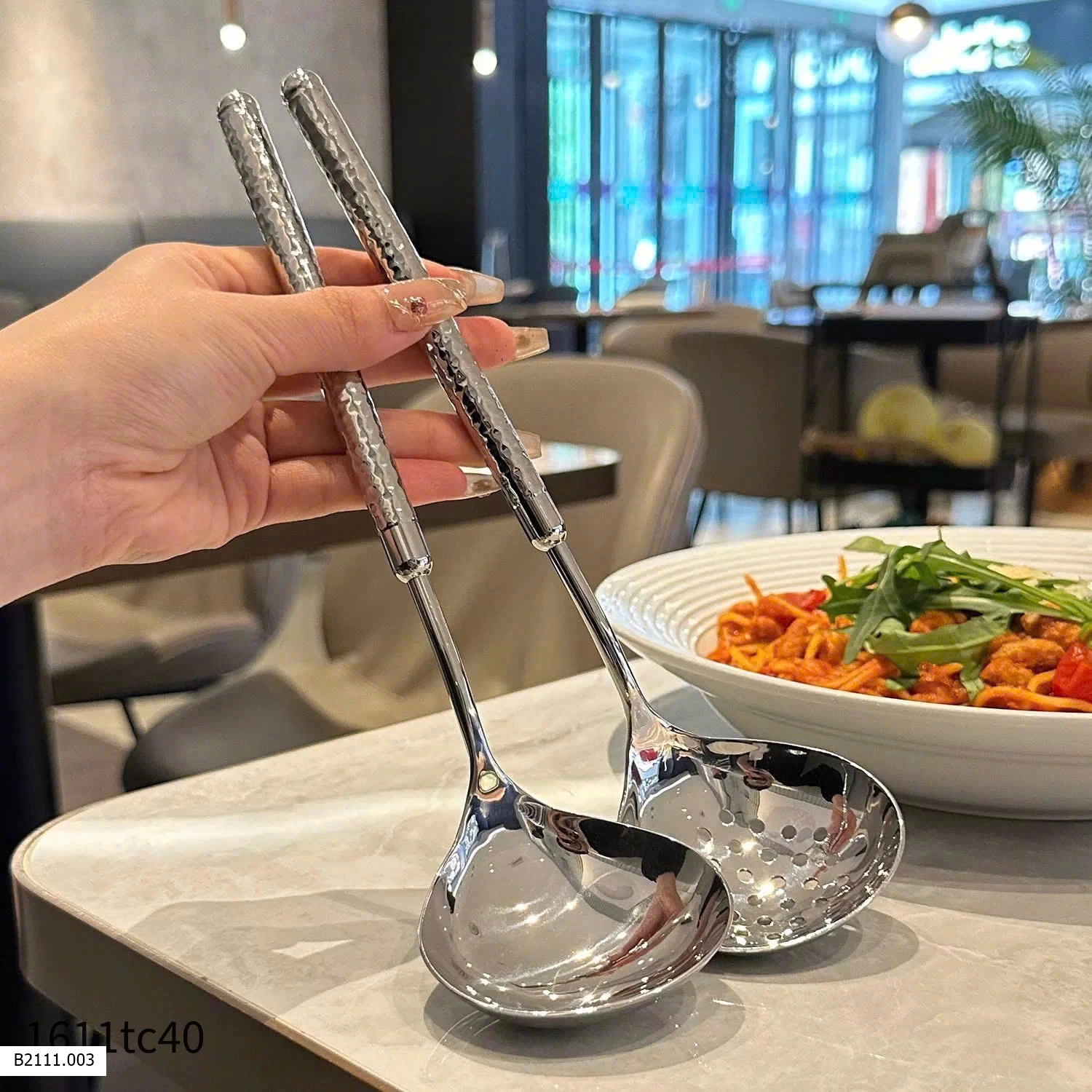 MUỖNG MÚC CANH BẰNG THÉP KO GỈ  Giá sỉ 90k/ 1 chiếc