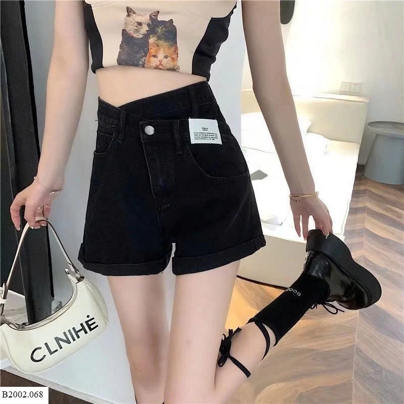 QUẦN SHORT JEAN CẠP CHÉO NỮ Sỉ 112k
