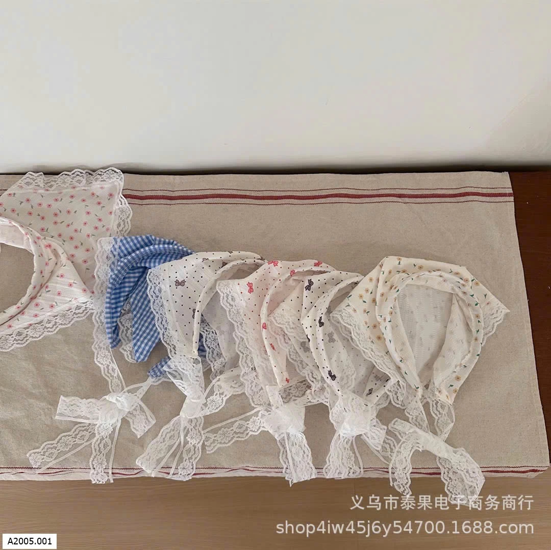BỜM TÓC KHĂN PHỐI REN  Sỉ 55k