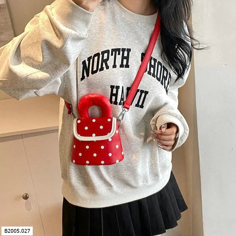   TÚI ĐEO CHÉO CHẤM BI Sỉ 105k