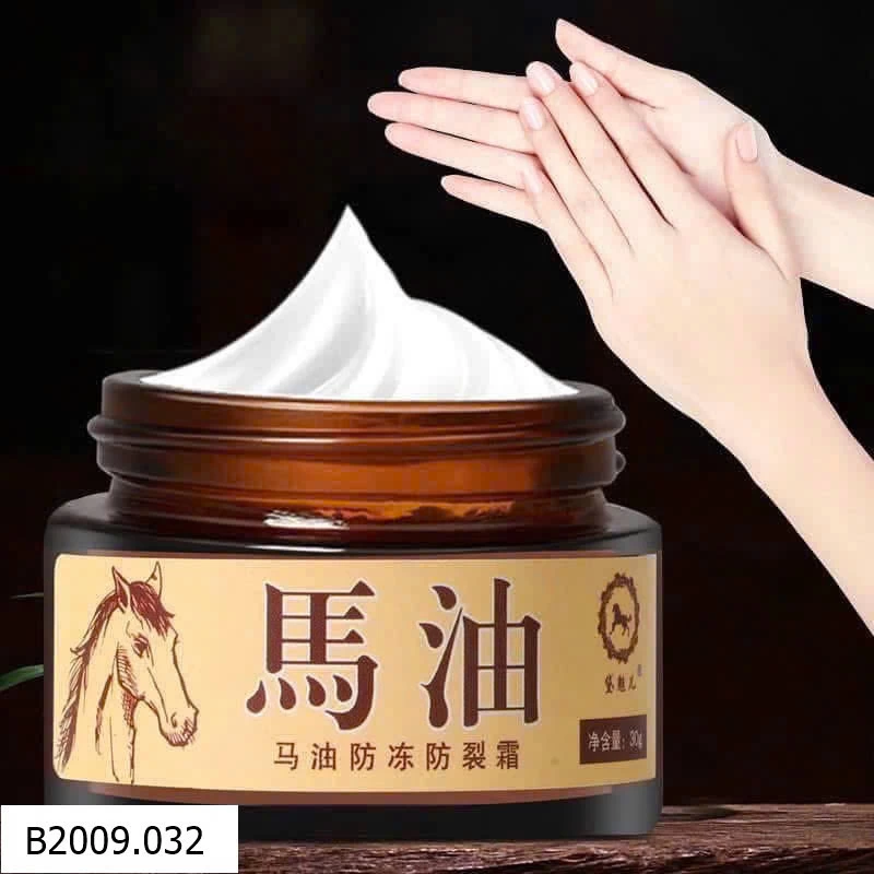 KEM DẦU NGỰA BÔI BÀN TAY, BÀN CHÂN, GÓT CHÂN KHÔ  Giá sỉ 35k /set 3 hũ 