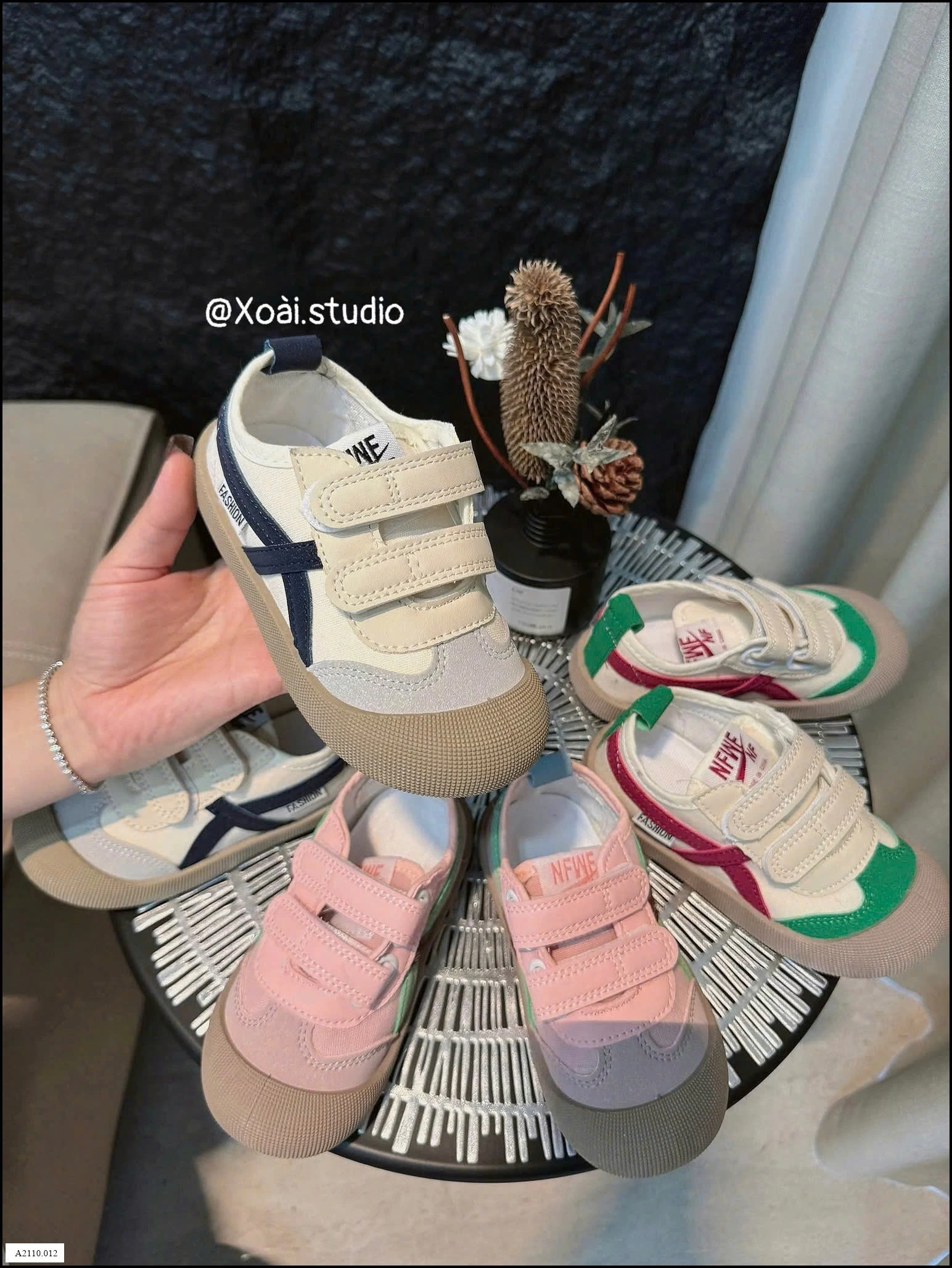 GIÀY THỂ THAO QUAI DÁN CHO BÉ  Giá sỉ 90k