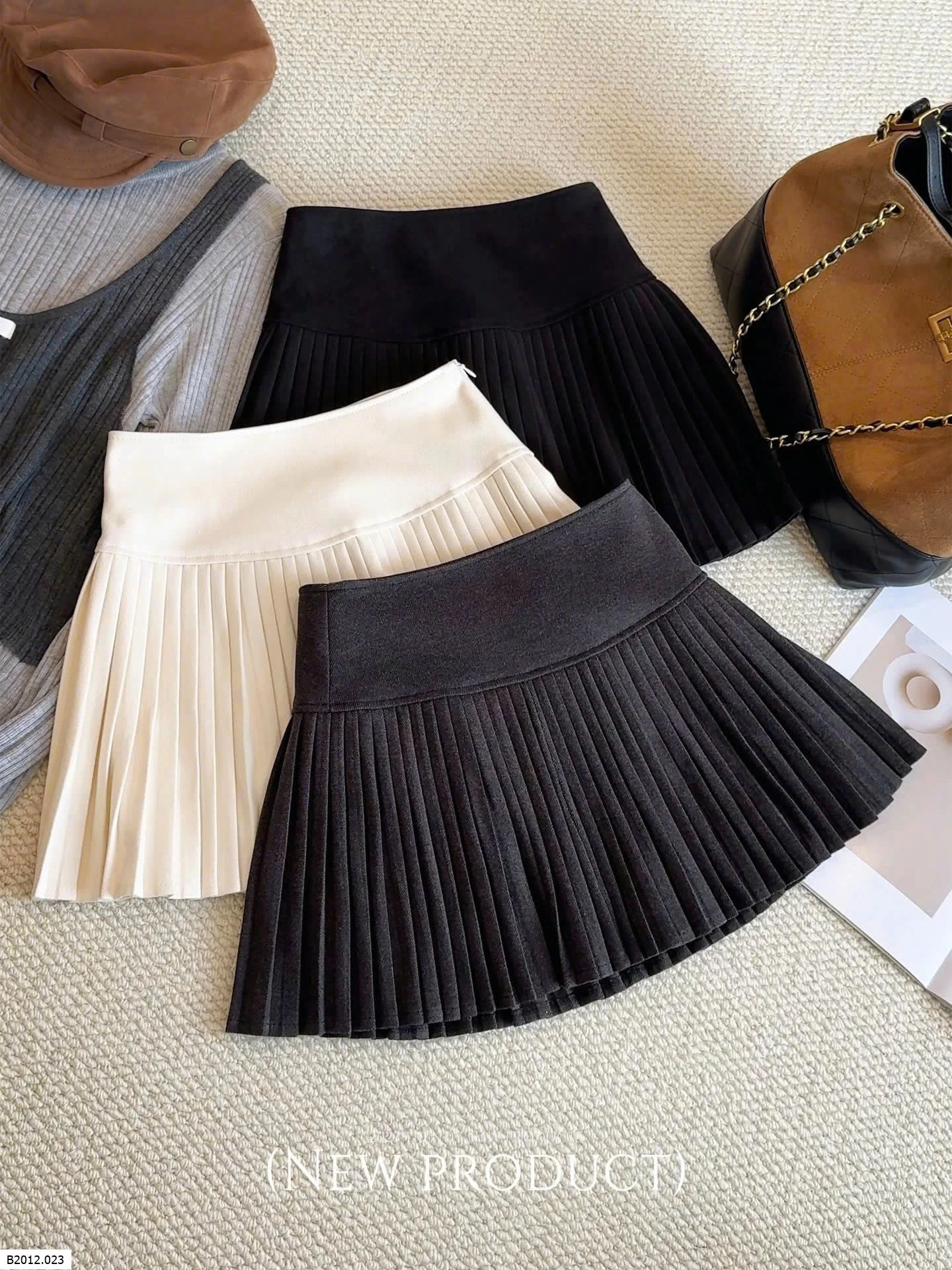 CHÂN VÁY XẾP LY NỮ ANNA   Giá sỉ 150k