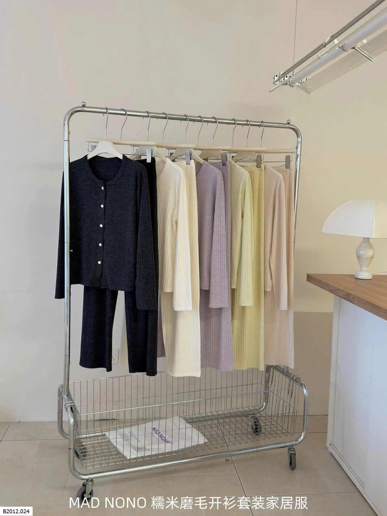 BỘ MẶC NHÀ TRƠN MÀU THU ĐÔNG MAD NONO Giá sỉ 215kaa