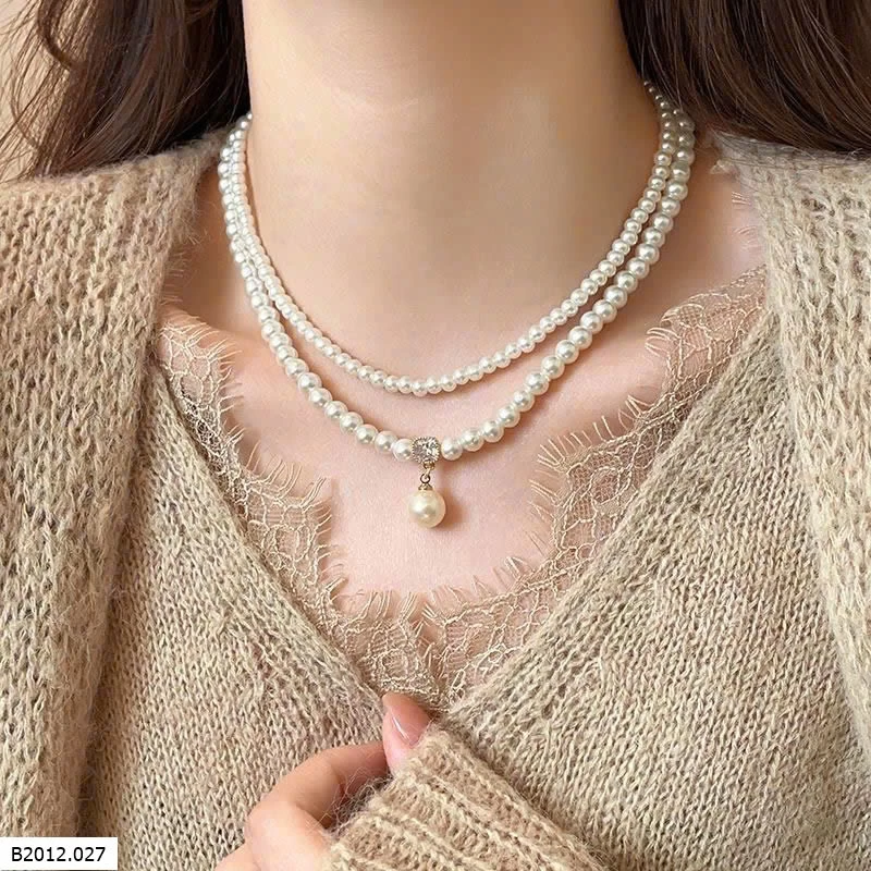 VÒNG CỔ NGỌC TRAI GOLICC Giá sỉ 160k