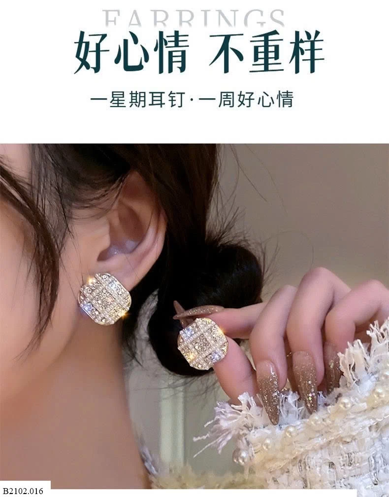 BỘ KHUYÊN TAI  Sỉ 180k/ 1 sét 7 đôi