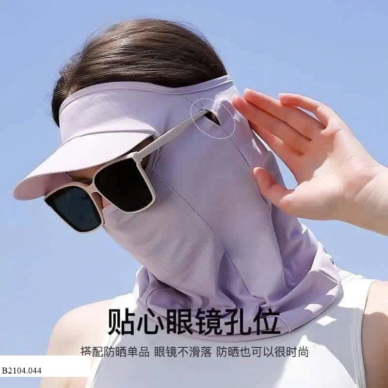 KHẨU TRANG CHỐNG NẮNG KÈM MŨ NGĂN TIA UV  Sỉ 60k